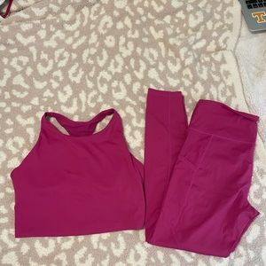 Pink Workout Set
